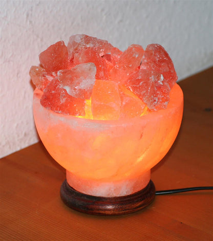 Kristallsalz Feuerschale Salz aus einem Vorgebirge des Himalaya/Pakistan Salzlampe