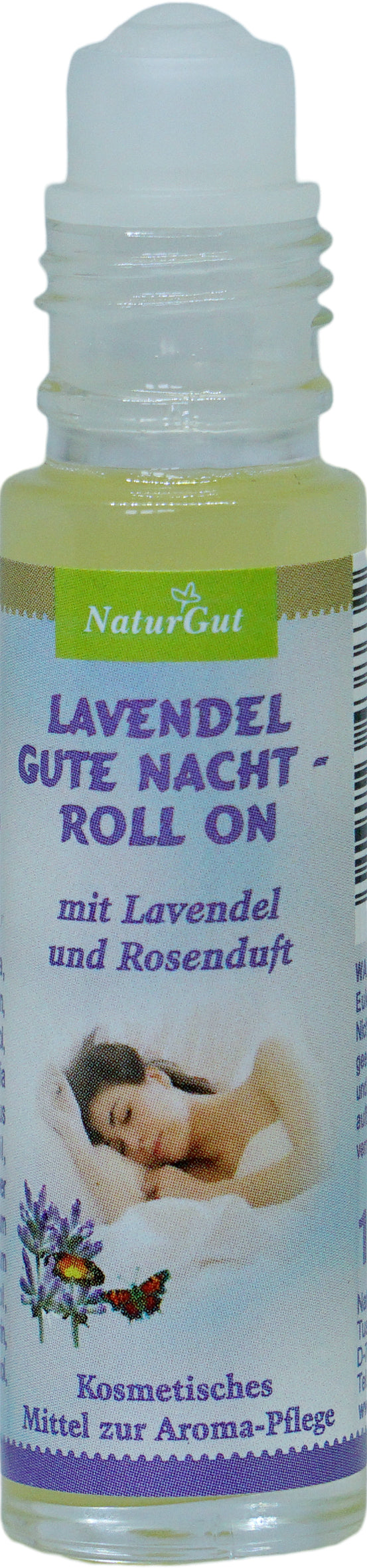 Roll-on Bonne Nuit à la Lavande 2 x 10 ml, parfum lavande et rose
