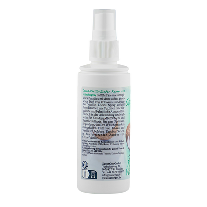 Raum-Wäschespray Cocos-Vanille Zauber 100ml - Ihr exotisches Raumduft-Duftspray
