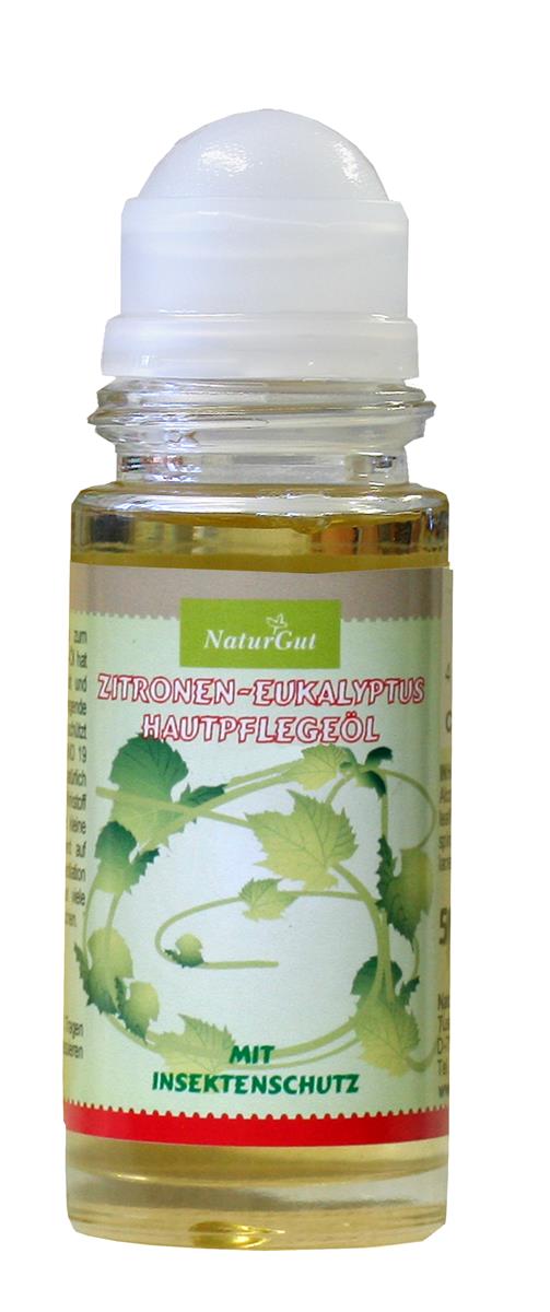 Zitronen-Eukalyptus Hautpflegeöl mit Insektenschutz Repellentwirkung 50ml