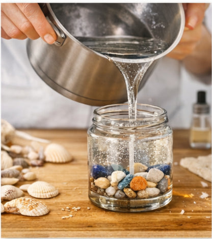 Gel bougie avec mèche 400g