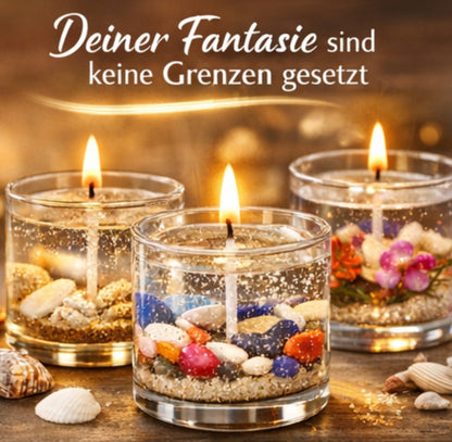 Gel bougie avec mèche 400g