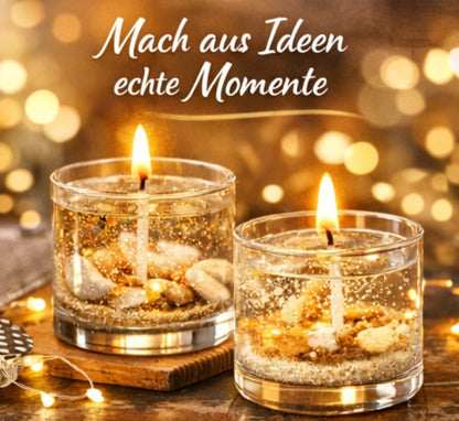 Gel bougie avec mèche 400g