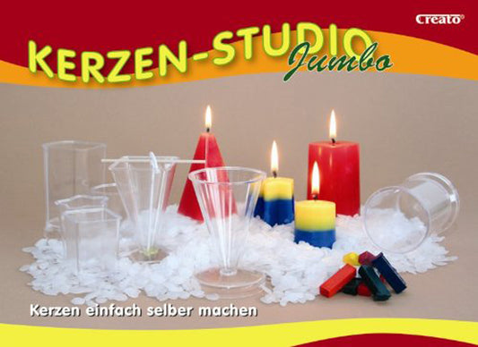 Kerzengießformen Set Jumbo Kerzen selber machen - Komplettset zum Kerzengießen