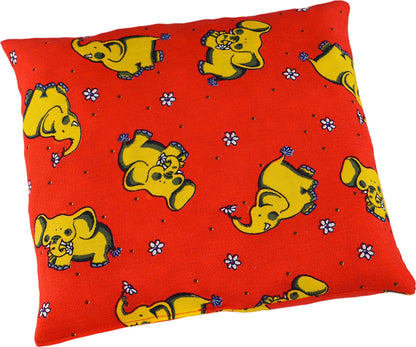 Kirsckernkissen Kirschsteinsäckchen Kinder Elefanten rot ca.18x18cm Wärmekissen