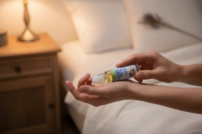 Roll-on Bonne Nuit à la Lavande 2 x 10 ml, parfum lavande et rose