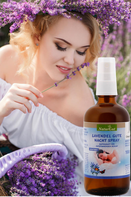 Lavendel Gute Nacht Duftspray verstärkt reines Lavendelöl Raumduft Lavendelspray 100ml