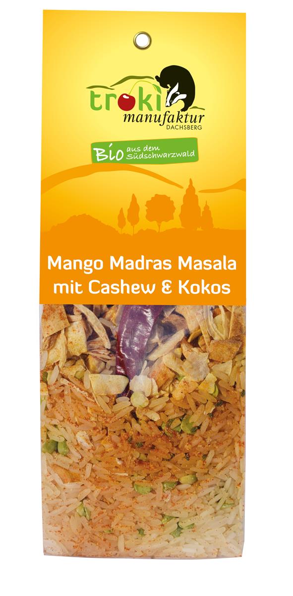 Mango Madras Masala mit Cashew & Kokos 250g kbA