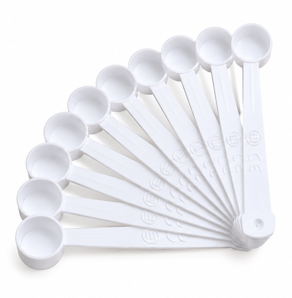 Dosing spoon Measuring spoon 10 pcs. 1 ml CE marking white Medical device Doser