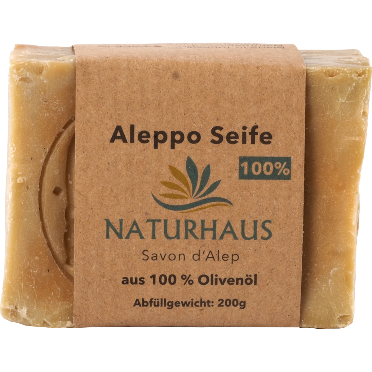 Aleppo Seife aus 100 Prozent Olivenöl