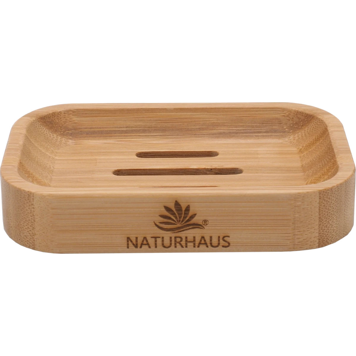 Bambus Seifenschale mit Ablauf – Nachhaltige Seifenablage aus Holz für Bad & Küche – Wasserablauf Seifenhalter, plastikfrei