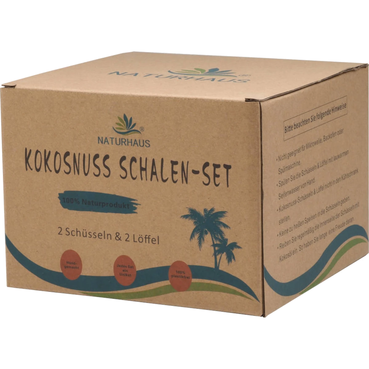 Kokosnuss Schalen-Set
