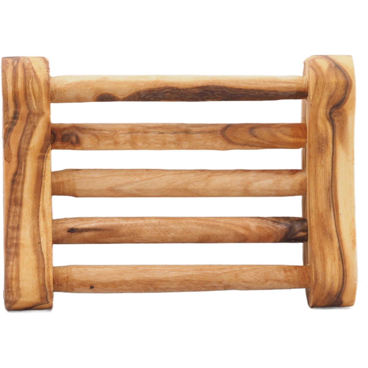 Seifenablage aus Olivenholz – Handgefertigte Seifenschale mit Ablauf – Nachhaltiger Seifenhalter