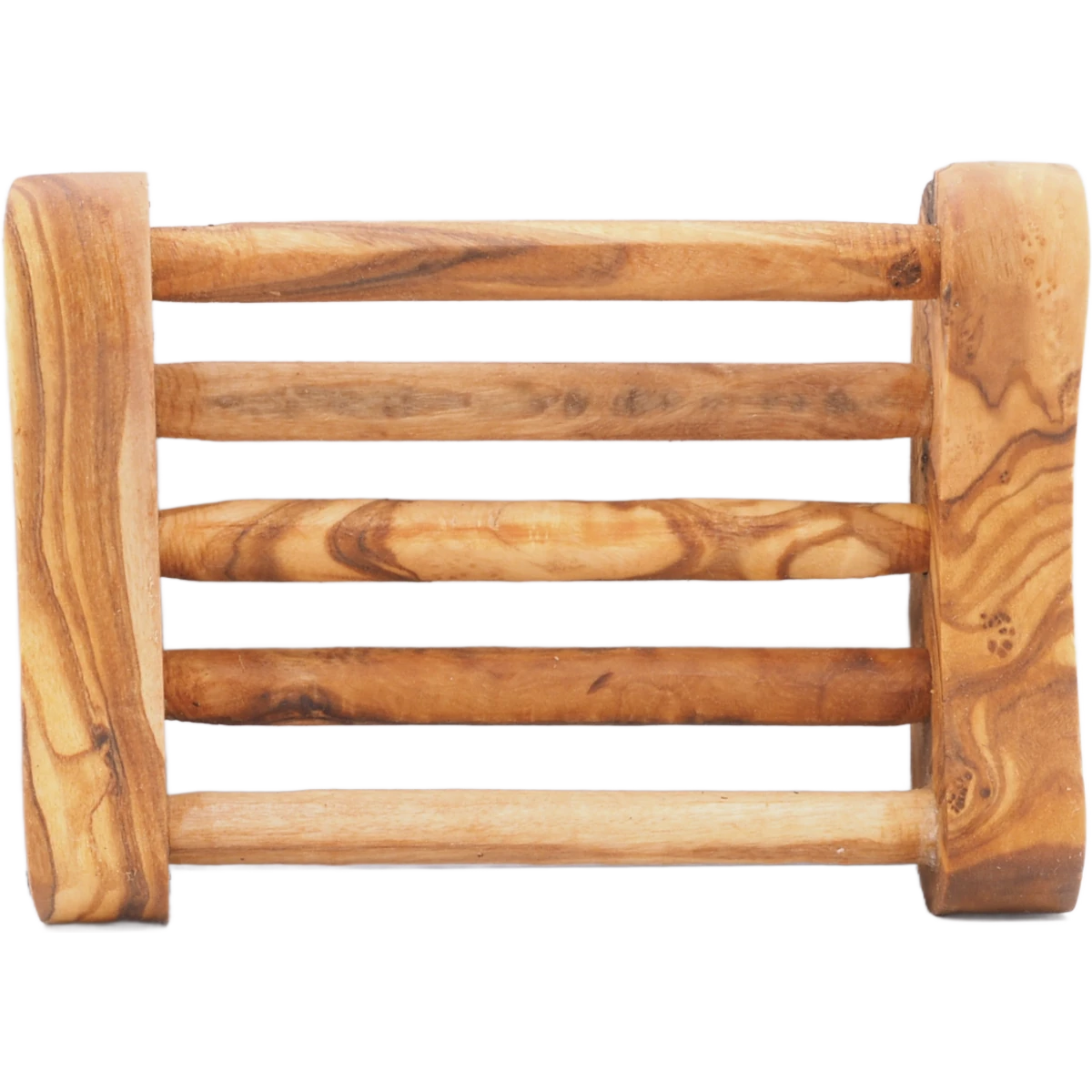 Seifenablage aus Olivenholz – Handgefertigte Seifenschale mit Ablauf – Nachhaltiger Seifenhalter