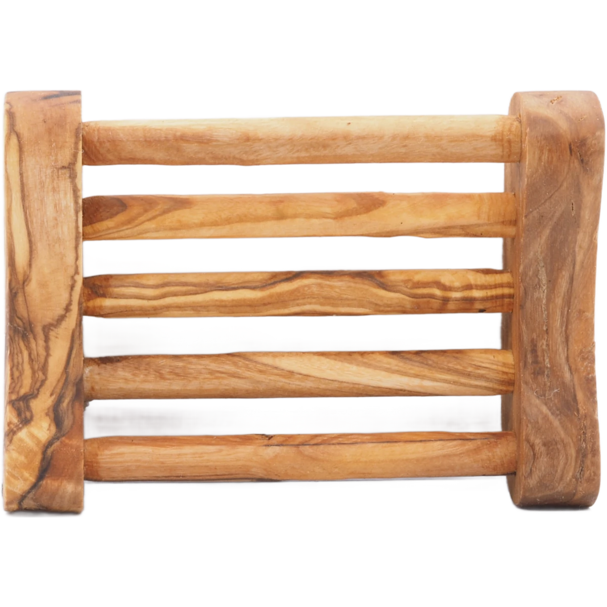 Seifenablage aus Olivenholz – Handgefertigte Seifenschale mit Ablauf – Nachhaltiger Seifenhalter