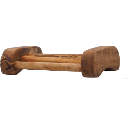 Seifenablage aus Olivenholz – Handgefertigte Seifenschale mit Ablauf – Nachhaltiger Seifenhalter