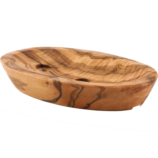 Porte-savon en bois d'olivier