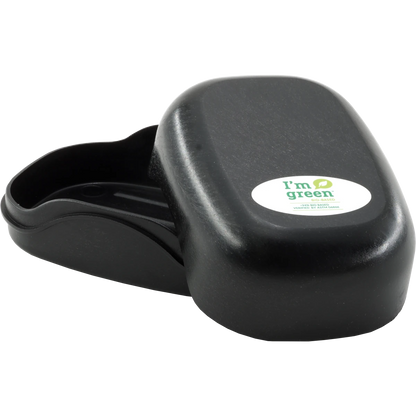 Seifendose aus Zuckerrohr schwarz– Nachhaltige Reise Seifenbox – Plastikfreie Aufbewahrung