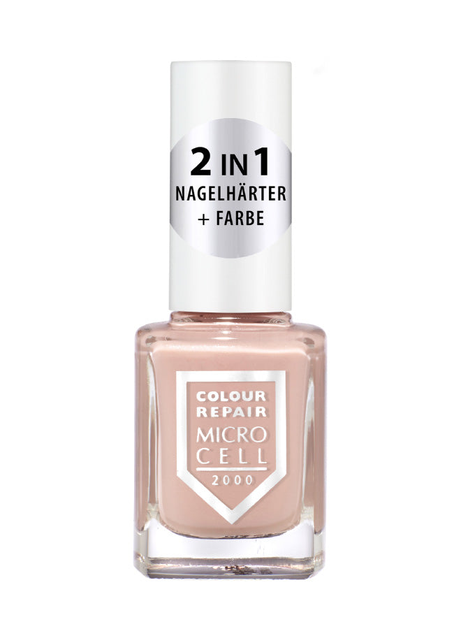 MICRO CELL Violet Touch Colour Repair – 2-in-1 Nail Hardener & Color Polish | Care, Repair & Color | 11 ml