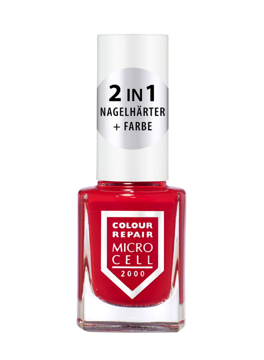 MICRO CELL Red Butler Color Repair – 2in1 nail hardener color polish repair 11 ml