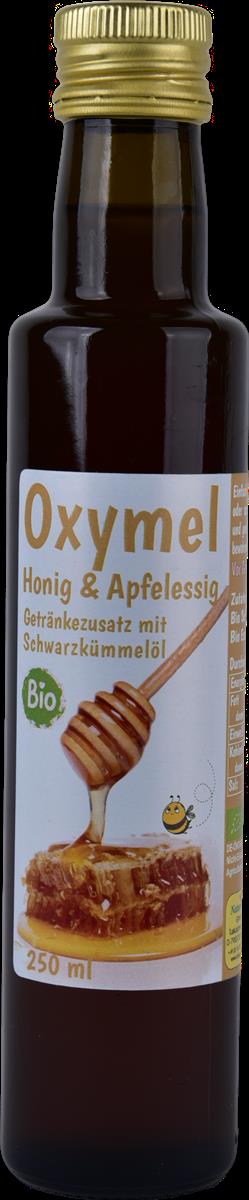 Bio Oxymel Schwarzkümmelöl 250 ml Getränkezusatz mit Honig & Apfelessig Sauerhonig