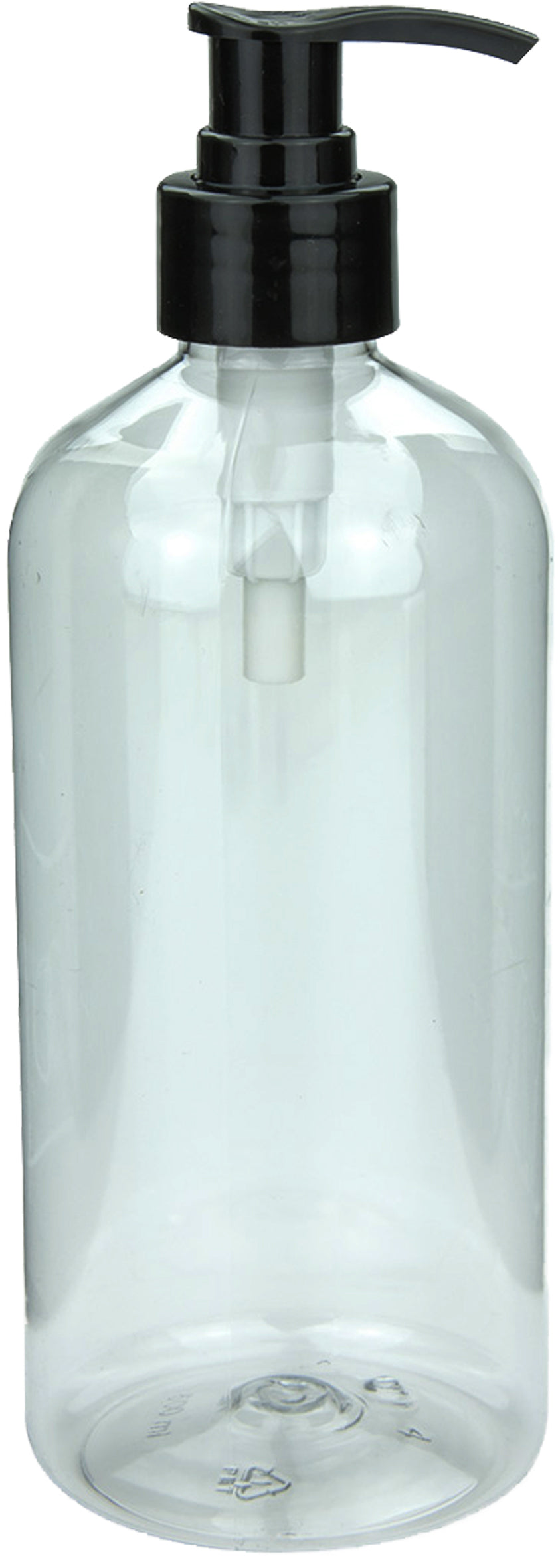 6 x PET Flaschen 1l klar mit Spenderpumpe schwarz Klarsicht Flasche Spenderpumpe