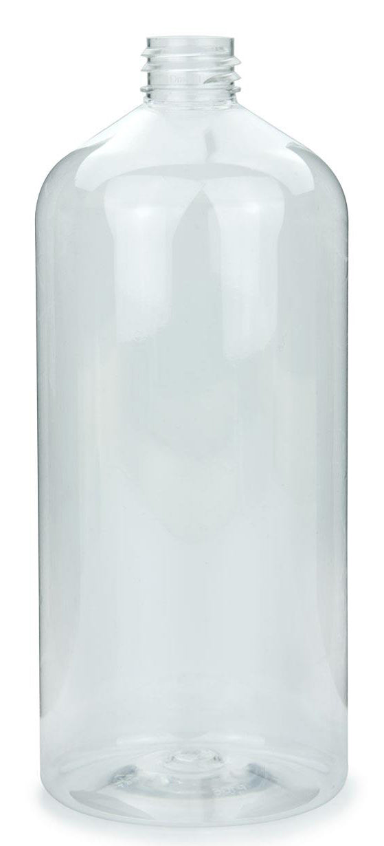 6 x PET Flaschen 1l klar mit Spenderpumpe schwarz Klarsicht Flasche Spenderpumpe