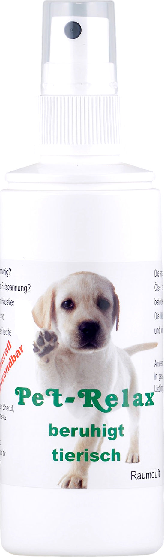 Pet Relax Spray Anti Stress 100ml Duftspray Zur Beruhigung Entspannung Ruhe