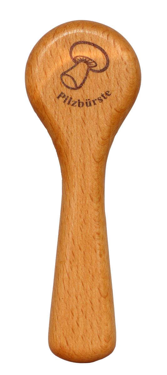 Brosse champignon à pression, poils naturels légers, 13 x 4,1 x 3 cm