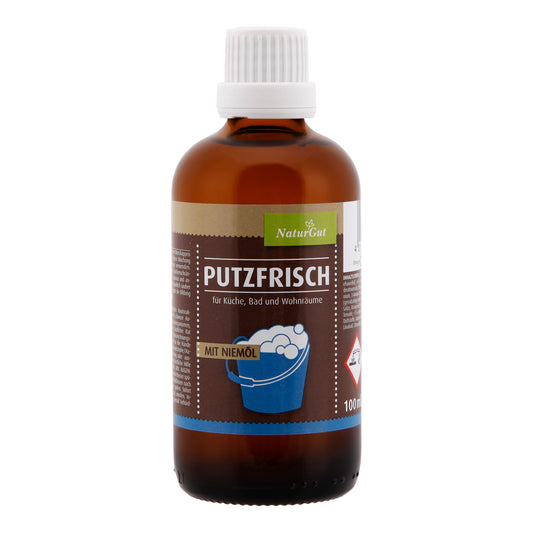 Produit de nettoyage universel PUTZFRISCH pour un nettoyage en profondeur et hygiénique dans les cuisines, salles de bains et espaces de vie