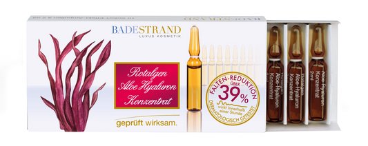 Rotalgen Konzentrat mit Aloe und Hyaluron - Ampullen