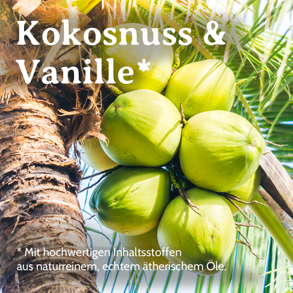 Raum-Wäschespray Cocos-Vanille Zauber 100ml - Ihr exotisches Raumduft-Duftspray