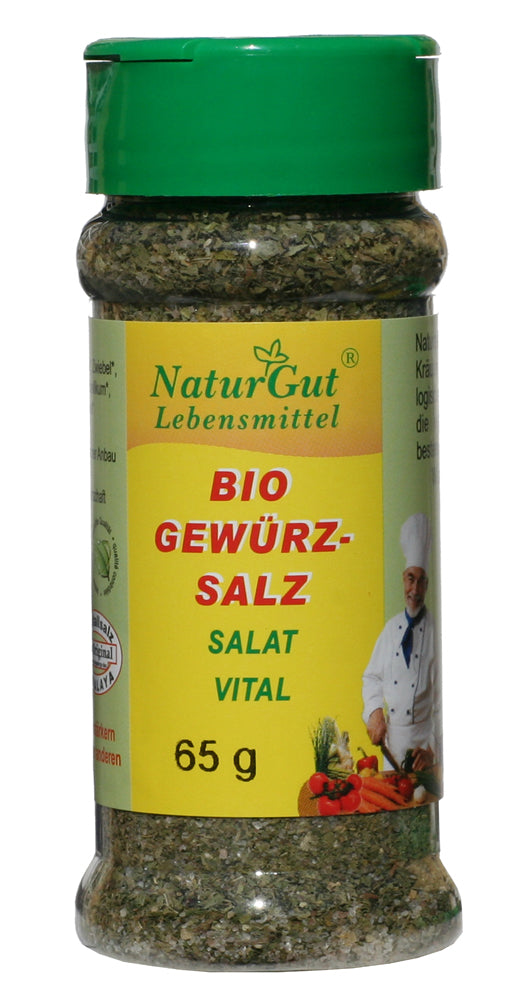 Salade de sel aux épices bio 65g sel aux herbes épices sel cristal mélange de sel aux herbes