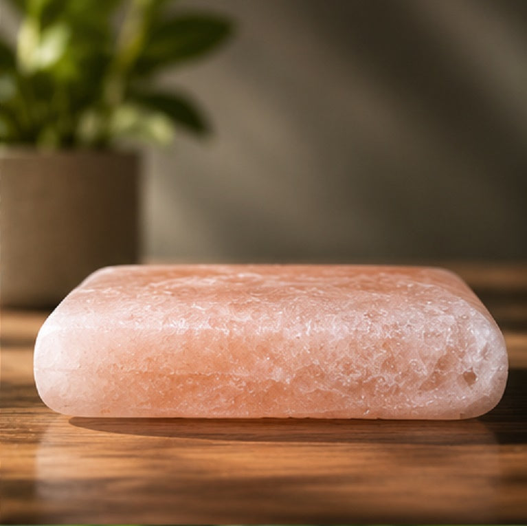 3 er Set Kristallsalzseife / Salzseife „Deo-Ostein“ ca. 250 g – 100 % naturreines Himalaya-Kristallsalz (Pakistan) – handgefertigte Hautpflege & Deo-Alternative – Unisex natürliche Regeneration nach Sauna & Dusche
