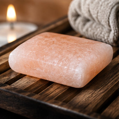 3 er Set Kristallsalzseife / Salzseife „Deo-Ostein“ ca. 250 g – 100 % naturreines Himalaya-Kristallsalz (Pakistan) – handgefertigte Hautpflege & Deo-Alternative – Unisex natürliche Regeneration nach Sauna & Dusche