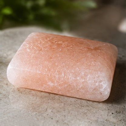 3 er Set Kristallsalzseife / Salzseife „Deo-Ostein“ ca. 250 g – 100 % naturreines Himalaya-Kristallsalz (Pakistan) – handgefertigte Hautpflege & Deo-Alternative – Unisex natürliche Regeneration nach Sauna & Dusche