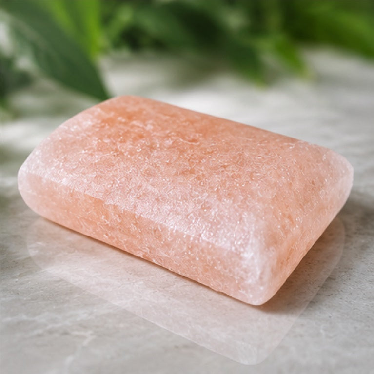 3 er Set Kristallsalzseife / Salzseife „Deo-Ostein“ ca. 250 g – 100 % naturreines Himalaya-Kristallsalz (Pakistan) – handgefertigte Hautpflege & Deo-Alternative – Unisex natürliche Regeneration nach Sauna & Dusche