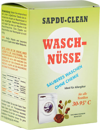 Waschnuss Sapindus Mukorossi Allergiekergeeignet 100% biologisch natürlich Waschmittel 250g