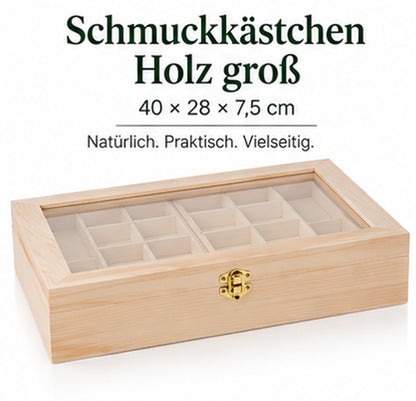 Jewelry box large FSC 40x28x7.5cm