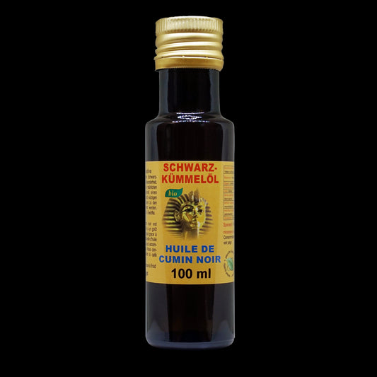 Huile de nigelle bio 100ml Nigella sativa d'Egypte huile de nigelle pressée à froid