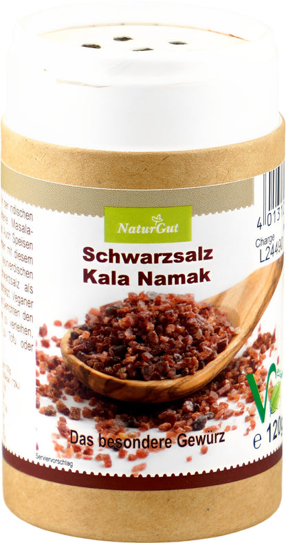 Kala Namak Schwarzsalz Feinsalz Veganer Salz Exotisches Würzmittel Eiersalz 120g