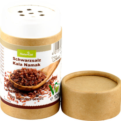 Kala Namak Schwarzsalz Feinsalz Veganer Salz Exotisches Würzmittel Eiersalz 120g