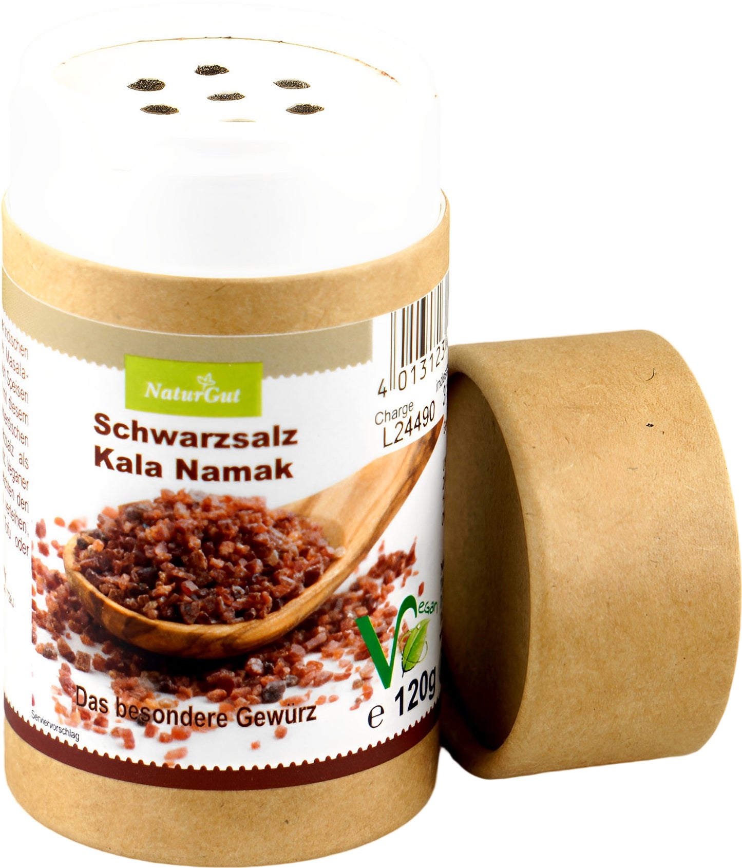 Kala Namak Schwarzsalz Feinsalz Veganer Salz Exotisches Würzmittel Eiersalz 120g