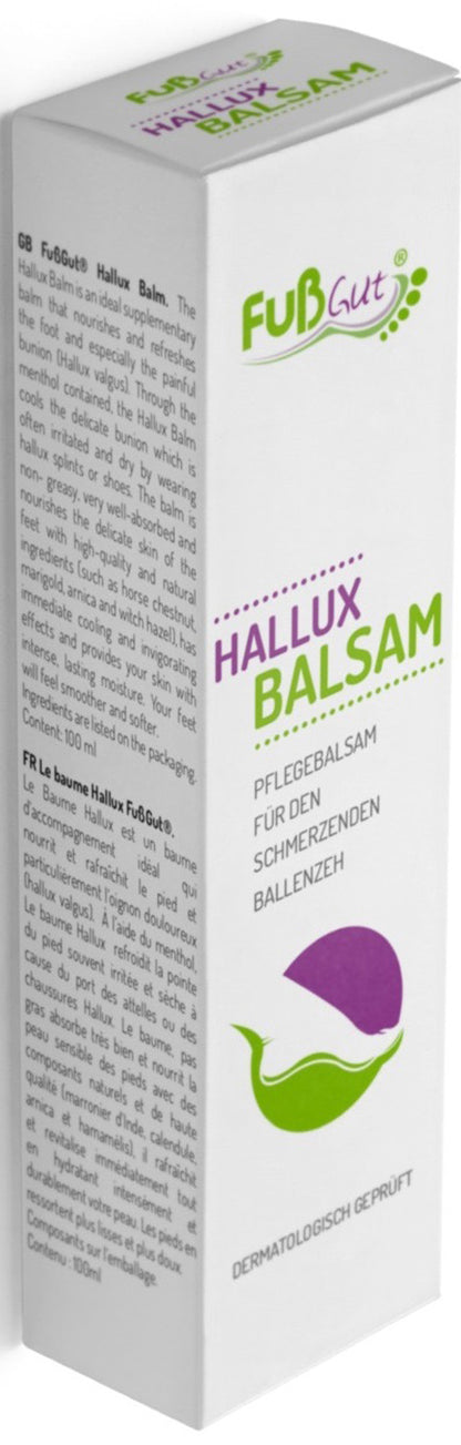 Baume Hallux : Soin intensif et rafraîchissement des oignons douloureux
