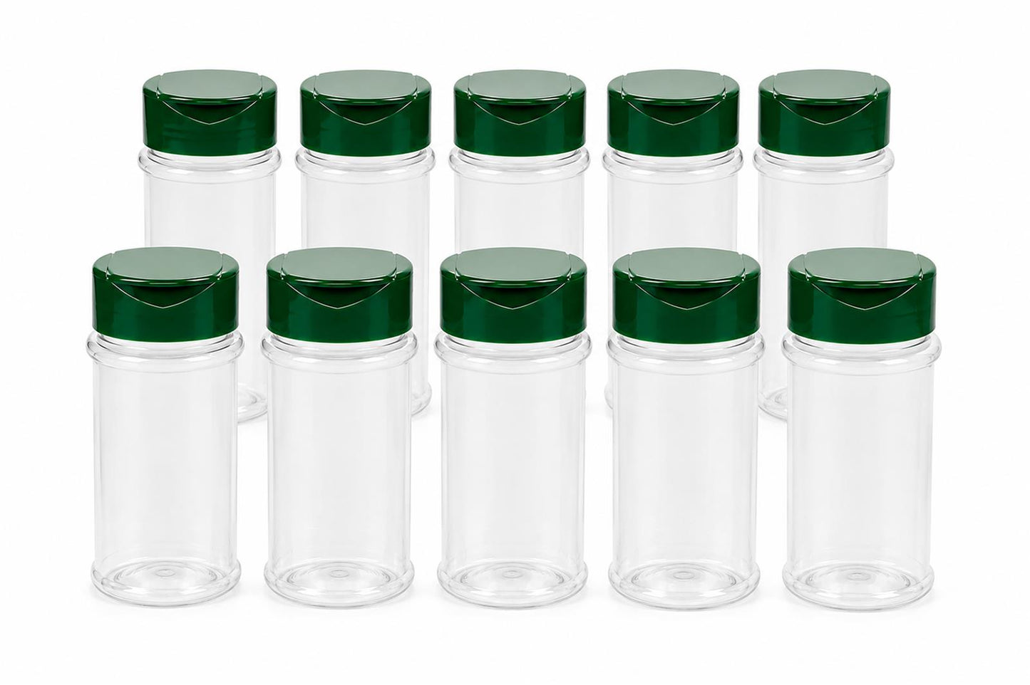 Gewürzdosen 10x100 ml mit Streuverschluss & UV-Schutz – PET Gewürzgläser BPA-frei – Gewürzbehälter für Küche, Kräuter, Gewürze & Vorrat – Wiederverwendbar & Aromaschutz