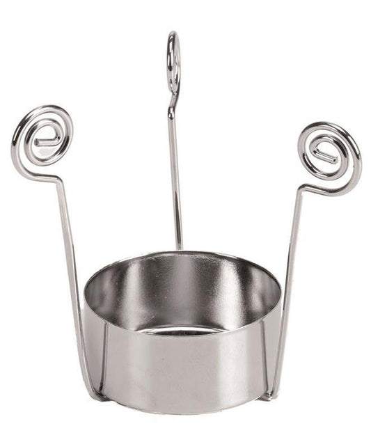 Teelichthalter Metall, silberfarben für Gläser 7cm