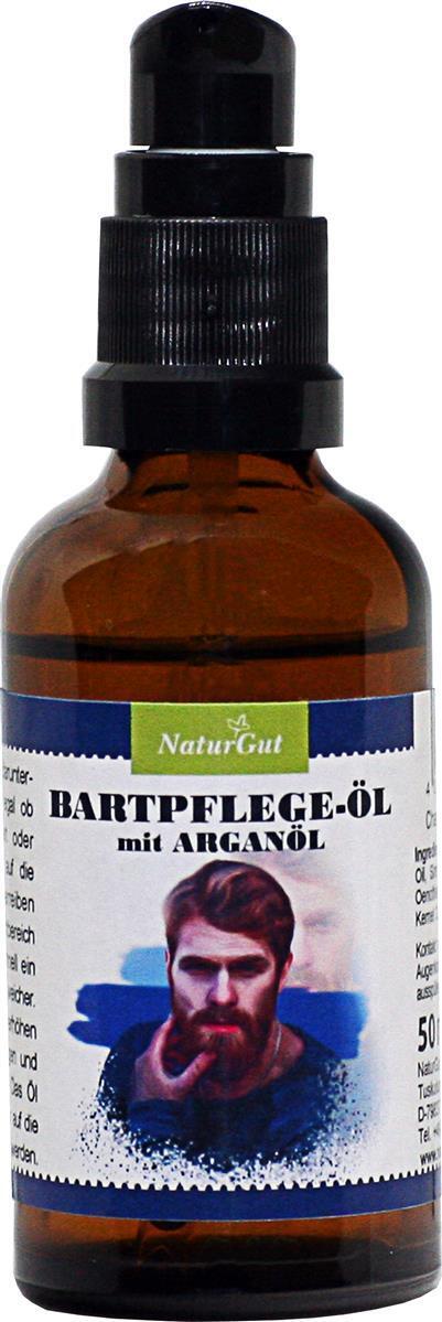 Bartpflegeöl mit Arganöl Cedarwood und OakTree Duft 50ml für Bart und Gesichtshaut