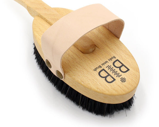 Brosse ionique pour le corps avec poignée, brosse de massage pour la peau, brosse énergétique, brosse de soin