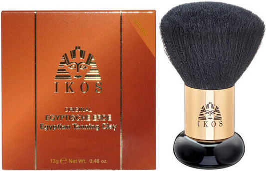 Ikos Original Egyptian Earth 13g natural with Kabuki Powder Brush VEGAN