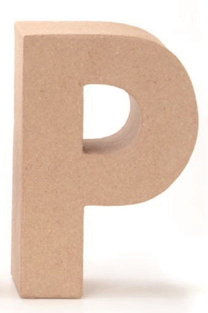 Papp Buchstabe P 17,5x5,5cm